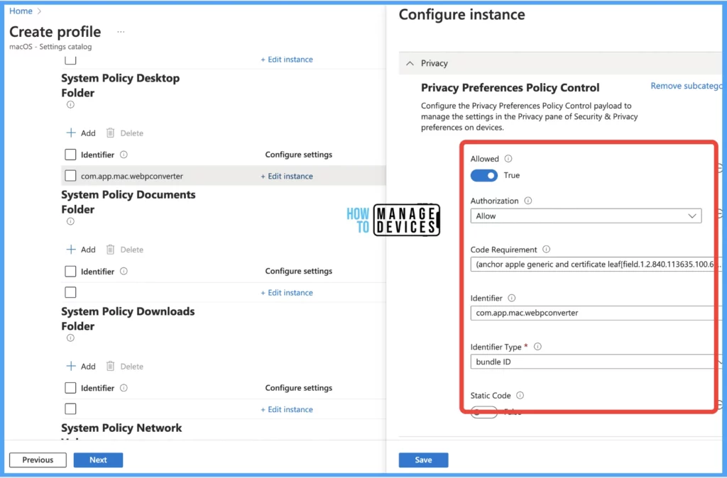 How to deploy PPPC utility on macOS using Intune Fig. 17